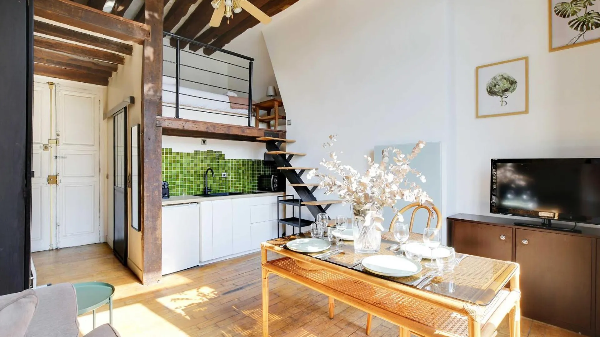 Modern Flat - 1Bd-4P - Arts Et Metiers Apartment Paris