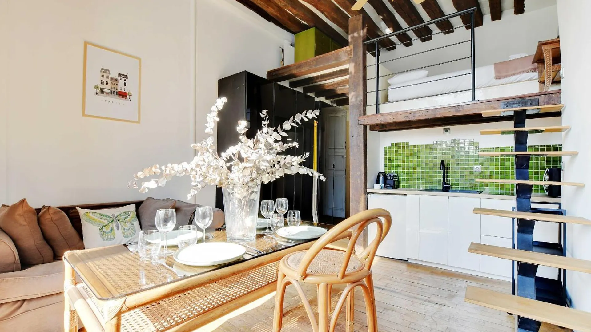 Modern Flat - 1Bd-4P - Arts Et Metiers Apartment Paris 0*,